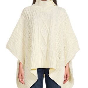 Ralph Lauren Cable knit Poncho